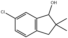 6-chloro-2,2-dimethyl-2,3-dihydro-1H-inden-1-ol Structure