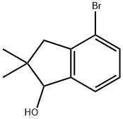 4-bromo-2,2-dimethyl-2,3-dihydro-1H-inden-1-ol Structure