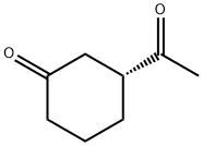 (R)-3-acetylcyclohexan-1-one Structure