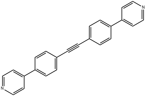 1,2-bis(4-(pyridin-4-yl)phenyl)ethyne Structure