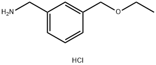 [3-(ethoxymethyl)phenyl]methanamine hydrochloride Structure