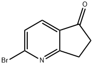 2-Bromo-6,7-dihydro-5H-cyclopenta[b]pyridin-5-one Structure