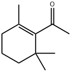 Ethanone, 1-(2,6,6-trimethyl-1-cyclohexen-1-yl)- 구조식 이미지