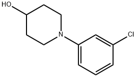 1-(3-chlorophenyl)piperidin-4-ol Structure