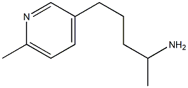 5-(6-methyl-3-pyridyl)pentan-2-amine Structure