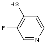 3-fluoropyridine-4-thiol 구조식 이미지