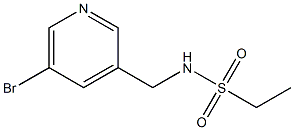 N-((5-bromopyridin-3-yl)methyl)ethanesulfonamide 구조식 이미지