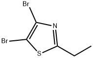 4,5-Dibromo-2-ethylthiazole Structure