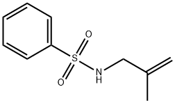 Benzenesulfonamide, N-(2-methyl-2-propen-1-yl)- Structure