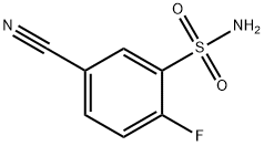 5-cyano-2-fluoroBenzenesulfonamide 구조식 이미지