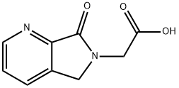 2-(7-Oxo-5H-pyrrolo[3,4-b]pyridin-6(7h)-yl)acetic acid Structure