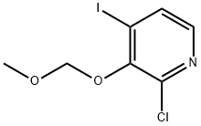 2-chloro-4-iodo-3-(methoxymethoxy)pyridine Structure