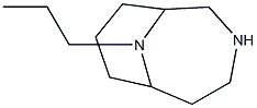 10-propyl-3,10-diazabicyclo[4.3.1]decane Structure