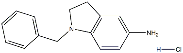 1-benzyl-2,3-dihydro-1H-indol-5-amine hydrochloride Structure