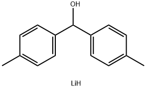 Benzhydrol, 4,4'-dimethyl-, lithium salt (8CI) Structure