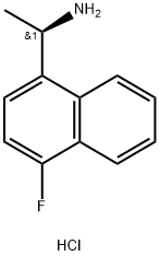 (1R)-1-(4-fluoronaphthalen-1-yl)ethanamine hydrochloride Structure