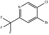 4-bromo-5-chloro-2-(trifluoromethyl)pyridine 구조식 이미지