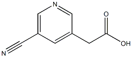 2-(5-cyanopyridin-3-yl)acetic acid 구조식 이미지