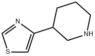 4-(piperidin-3-yl)thiazole 구조식 이미지