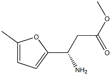 METHYL (3S)-3-AMINO-3-(5-METHYLFURAN-2-YL)PROPANOATE 구조식 이미지