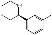 (3S)-3-(3-METHYLPHENYL)MORPHOLINE 구조식 이미지