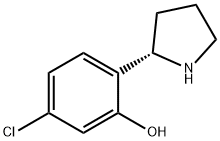 2-((2S)PYRROLIDIN-2-YL)-5-CHLOROPHENOL Structure