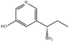 5-((1S)-1-AMINOPROPYL)PYRIDIN-3-OL Structure