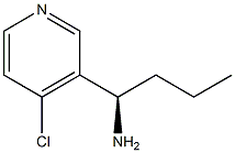 (1R)-1-(4-CHLORO(3-PYRIDYL))BUTYLAMINE Structure