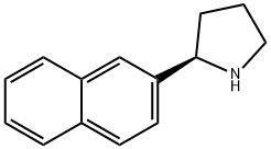 (2R)-2-(naphthalen-2-yl)pyrrolidine Structure