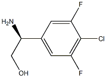 (2S)-2-AMINO-2-(4-CHLORO-3,5-DIFLUOROPHENYL)ETHAN-1-OL Structure