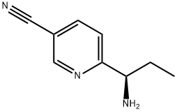 (R)-6-(1-aminopropyl)nicotinonitrile Structure
