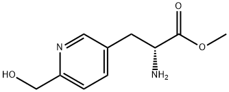 METHYL (2R)-2-AMINO-3-[6-(HYDROXYMETHYL)(3-PYRIDYL)]PROPANOATE Structure