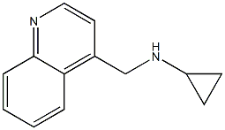 (1R)CYCLOPROPYL-4-QUINOLYLMETHYLAMINE Structure