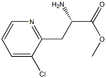 METHYL (2S)-2-AMINO-3-(3-CHLOROPYRIDIN-2-YL)PROPANOATE Structure