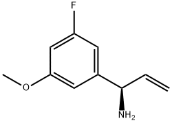 (1R)-1-(5-FLUORO-3-METHOXYPHENYL)PROP-2-ENYLAMINE Structure