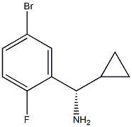 (S)-(5-bromo-2-fluorophenyl)(cyclopropyl)methanamine Structure