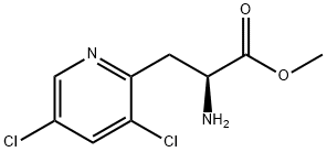 METHYL (2S)-2-AMINO-3-(3,5-DICHLORO(2-PYRIDYL))PROPANOATE Structure