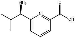 6-((1R)-1-AMINO-2-METHYLPROPYL)PYRIDINE-2-CARBOXYLIC ACID Structure