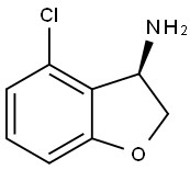 (3R)-4-CHLORO-2,3-DIHYDROBENZO[B]FURAN-3-YLAMINE Structure