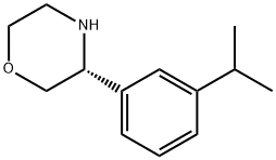 (3R)-3-[3-(METHYLETHYL)PHENYL]MORPHOLINE Structure