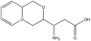 3-(2H,3H-BENZO[3,4-E]1,4-DIOXAN-6-YL)(3S)-3-AMINOPROPANOIC ACID 구조식 이미지
