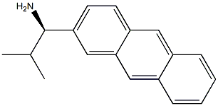 (1R)-1-(2-ANTHRYL)-2-METHYLPROPYLAMINE Structure