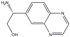 (2R)-2-AMINO-2-QUINOXALIN-6-YLETHAN-1-OL Structure