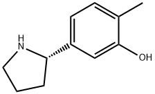 5-((2S)PYRROLIDIN-2-YL)-2-METHYLPHENOL Structure