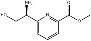 METHYL 6-((1S)-1-AMINO-2-HYDROXYETHYL)PYRIDINE-2-CARBOXYLATE Structure