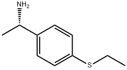 (1S)-1-[4-(ETHYLSULFANYL)PHENYL]ETHAN-1-AMINE Structure