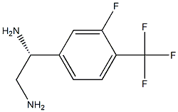 (1R)-1-[3-FLUORO-4-(TRIFLUOROMETHYL)PHENYL]ETHANE-1,2-DIAMINE 구조식 이미지