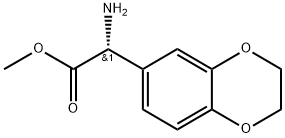 METHYL 2-(2H,3H-BENZO[3,4-E]1,4-DIOXIN-6-YL)(2R)-2-AMINOACETATE Structure