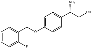 (2S)-2-AMINO-2-(4-[(2-FLUOROPHENYL)METHOXY]PHENYL)ETHAN-1-OL Structure