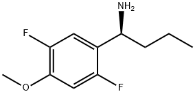 (1S)-1-(2,5-DIFLUORO-4-METHOXYPHENYL)BUTYLAMINE Structure